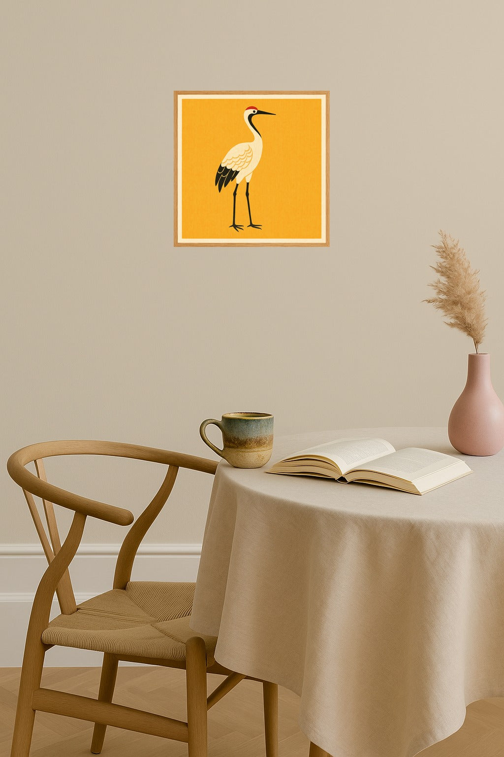 Poster mockup - Single poster in Nordic interior