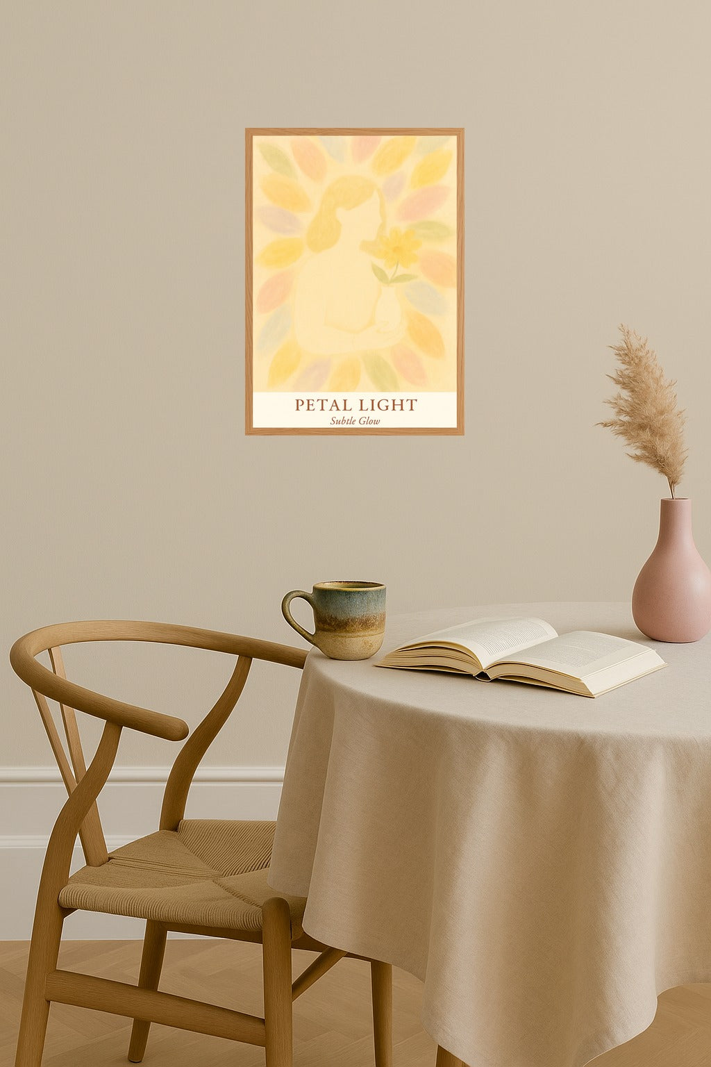 Poster mockup - Single poster in Nordic interior