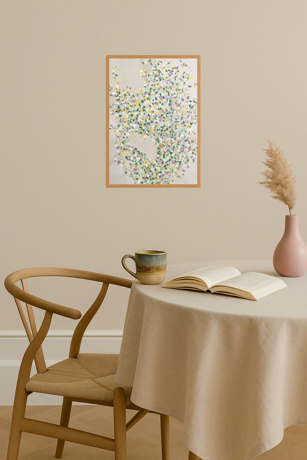 Poster mockup - Single poster in Nordic interior