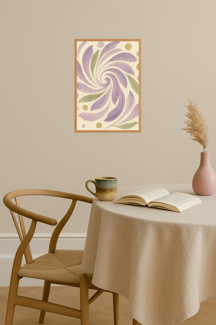 Poster mockup - Single poster in Nordic interior