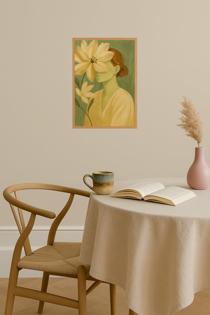 Poster mockup - Single poster in Nordic interior