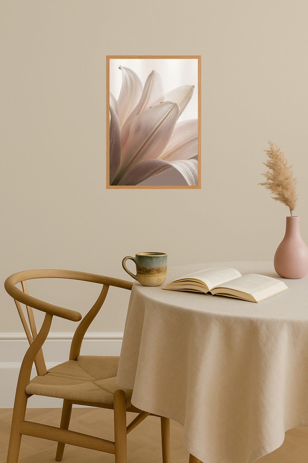 Poster mockup - Single poster in Nordic interior