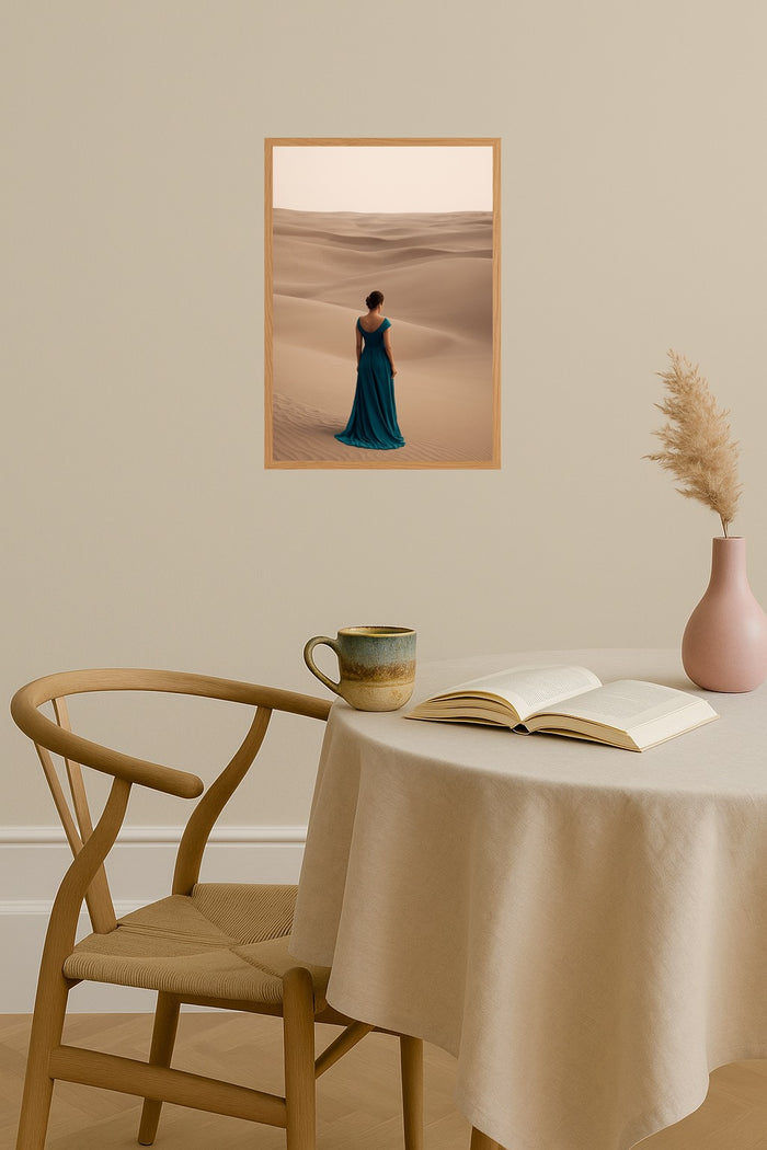 Poster mockup - Single poster in Nordic interior