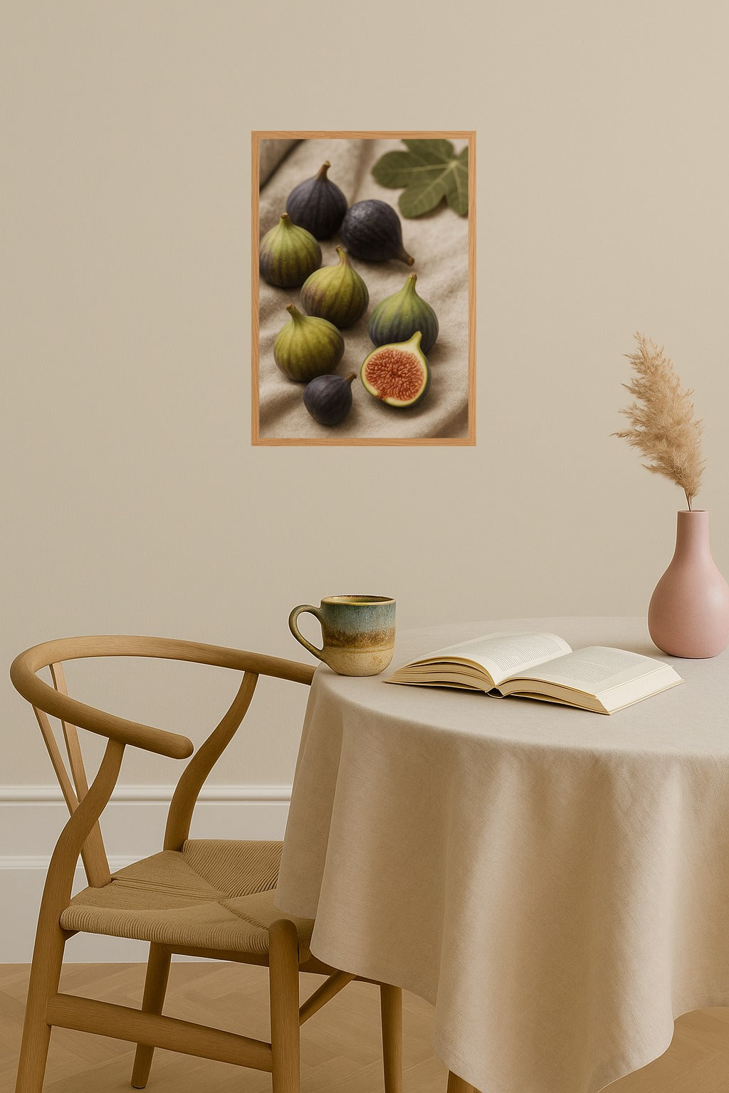 Poster mockup - Single poster in Nordic interior