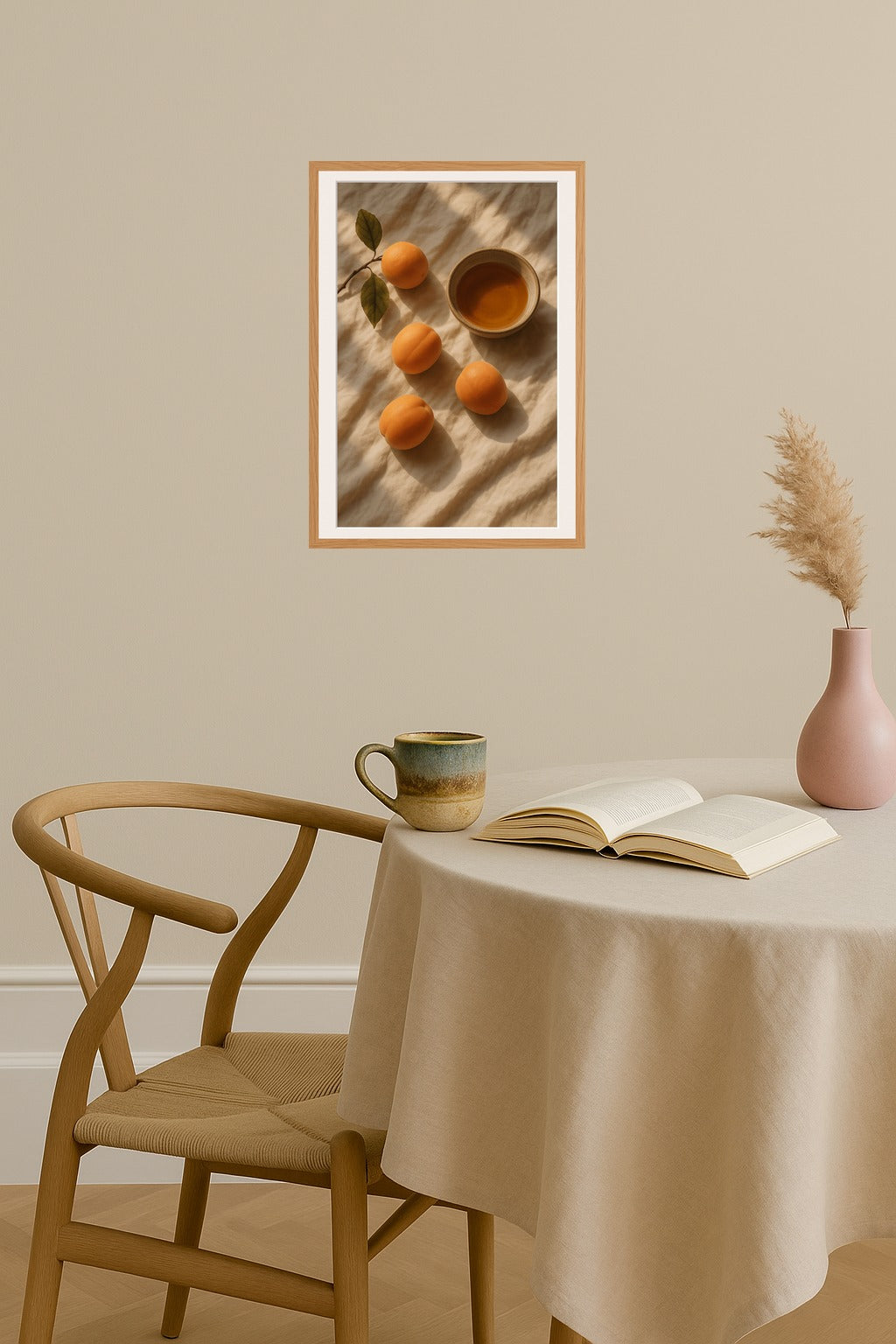 Poster mockup - Single poster in Nordic interior