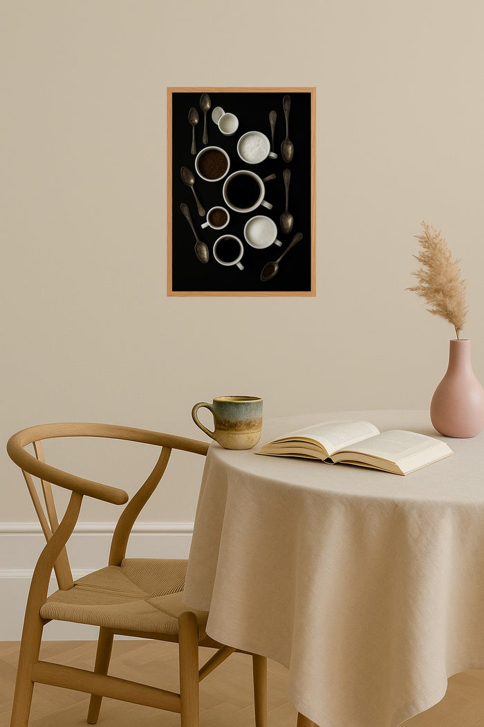 Poster mockup - Single poster in Nordic interior