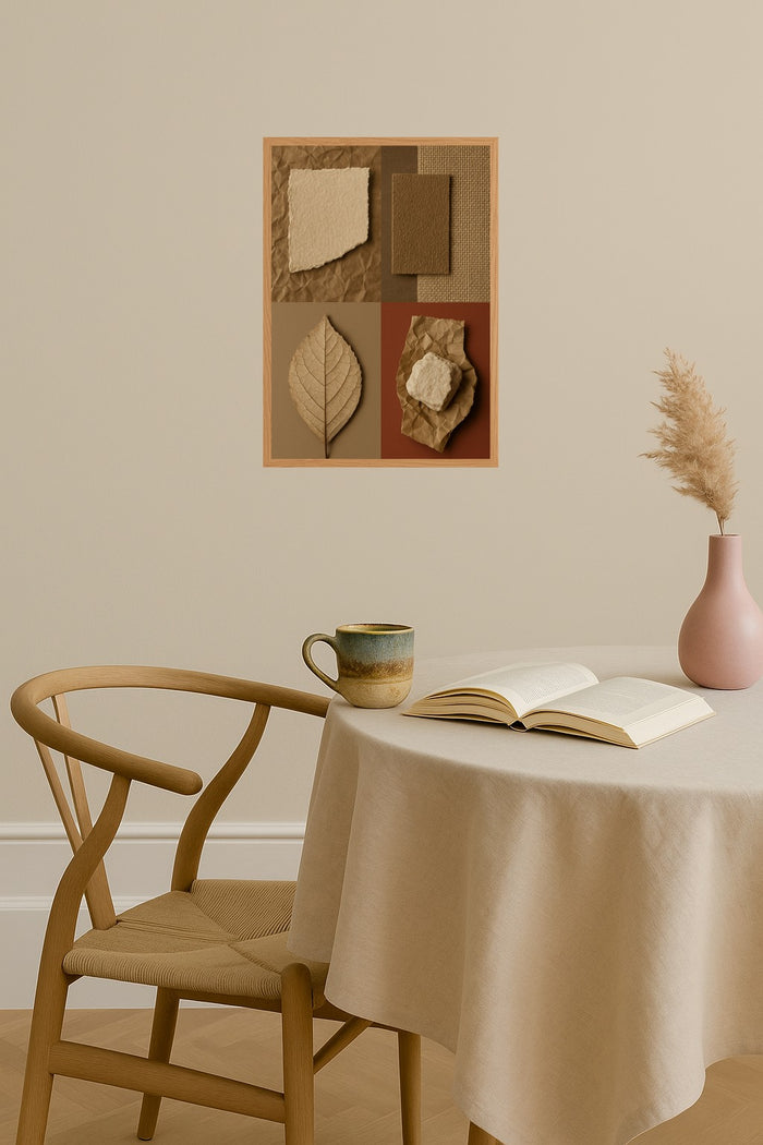 Poster mockup - Single poster in Nordic interior