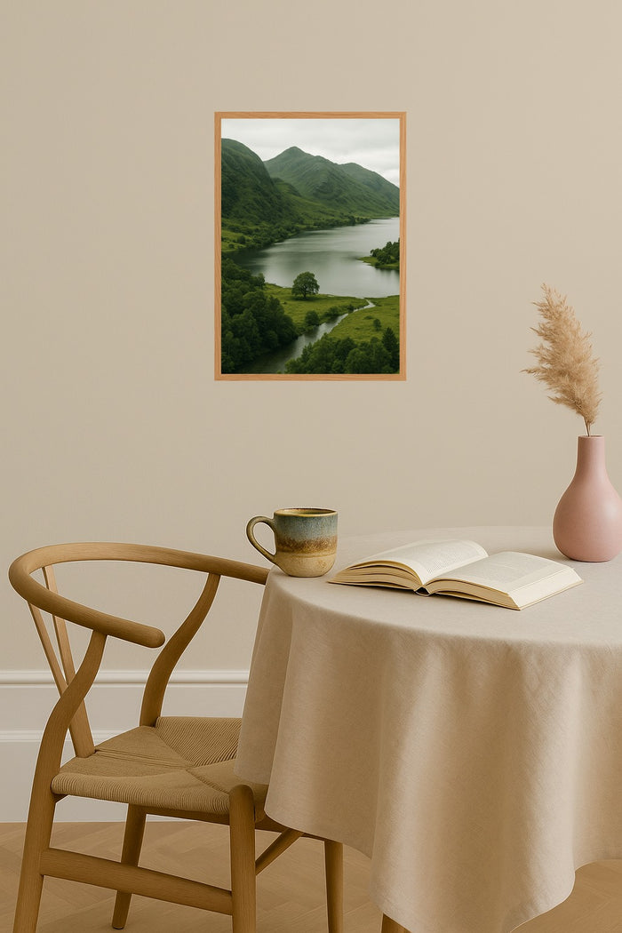 Poster mockup - Single poster in Nordic interior