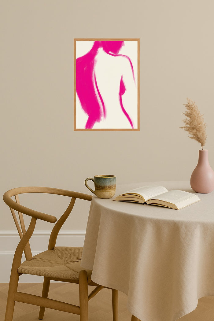 Poster mockup - Single poster in Nordic interior