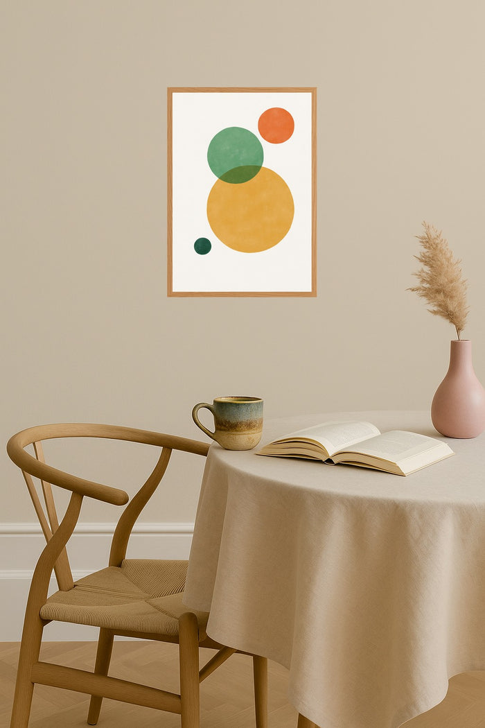 Poster mockup - Single poster in Nordic interior