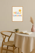 Poster mockup - Single poster in Nordic interior