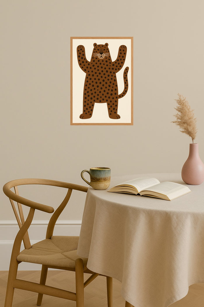 Poster mockup - Single poster in Nordic interior