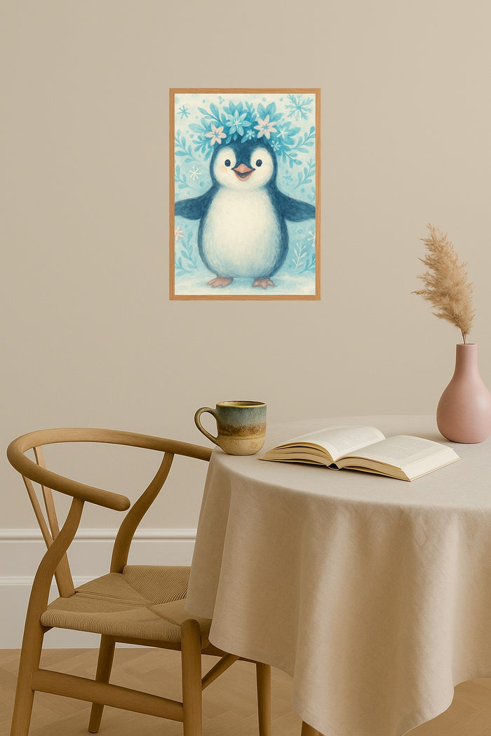 Poster mockup - Single poster in Nordic interior