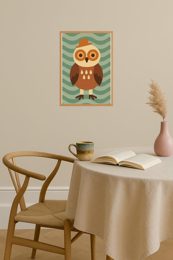 Poster mockup - Single poster in Nordic interior