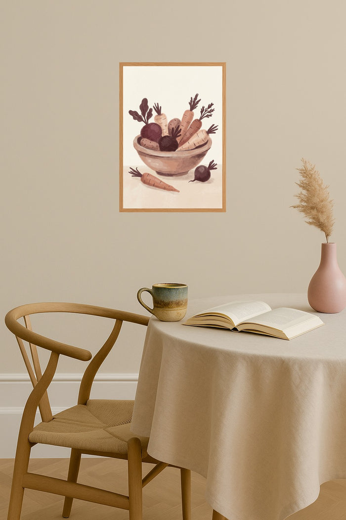 Poster mockup - Single poster in Nordic interior