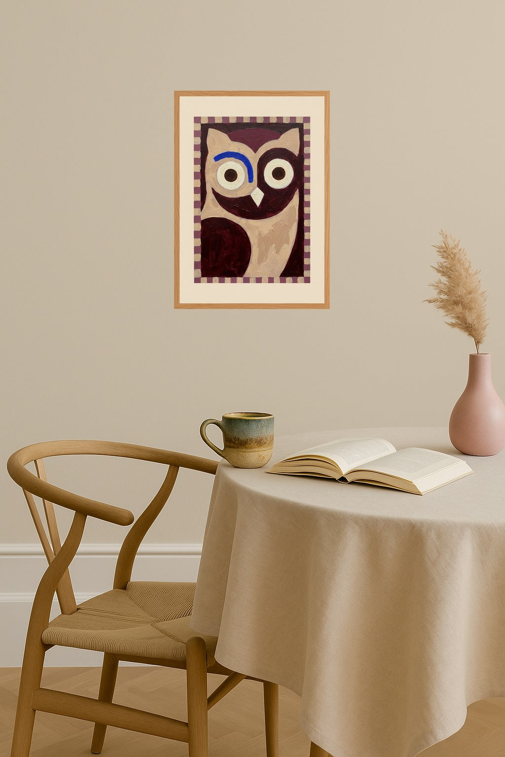 Poster mockup - Single poster in Nordic interior