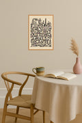 Poster mockup - Single poster in Nordic interior
