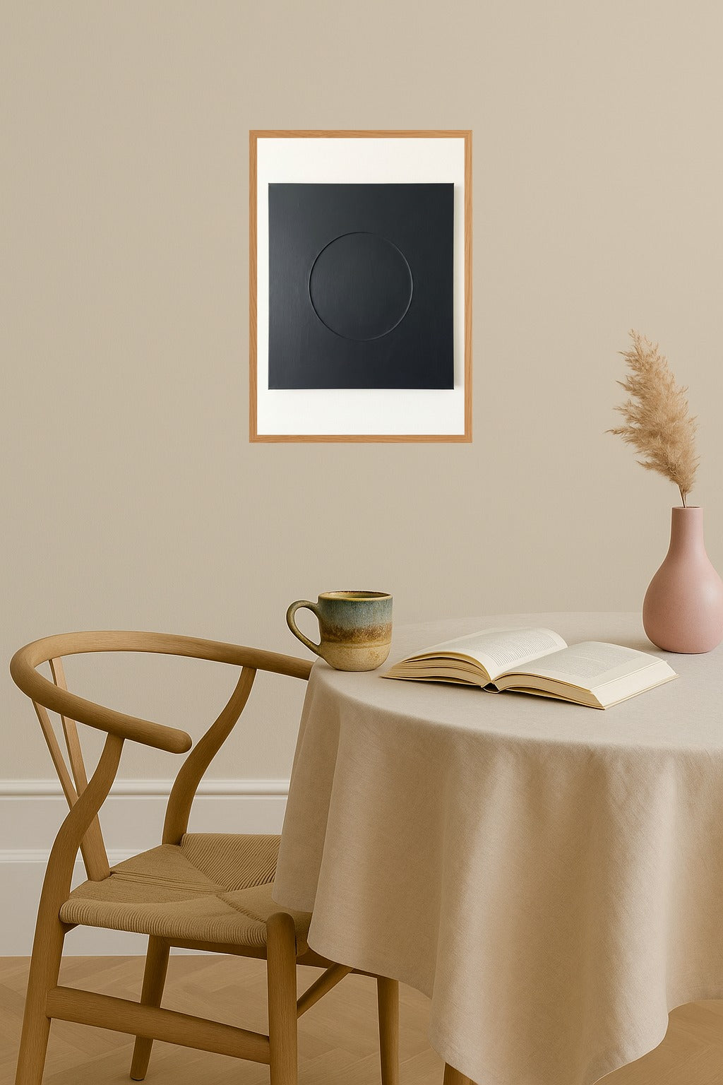 Poster mockup - Single poster in Nordic interior