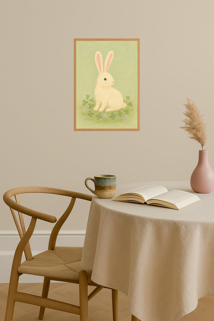 Poster mockup - Single poster in Nordic interior