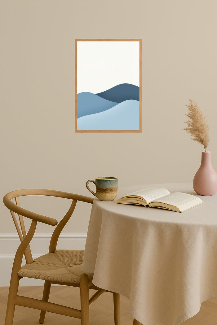Poster mockup - Single poster in Nordic interior