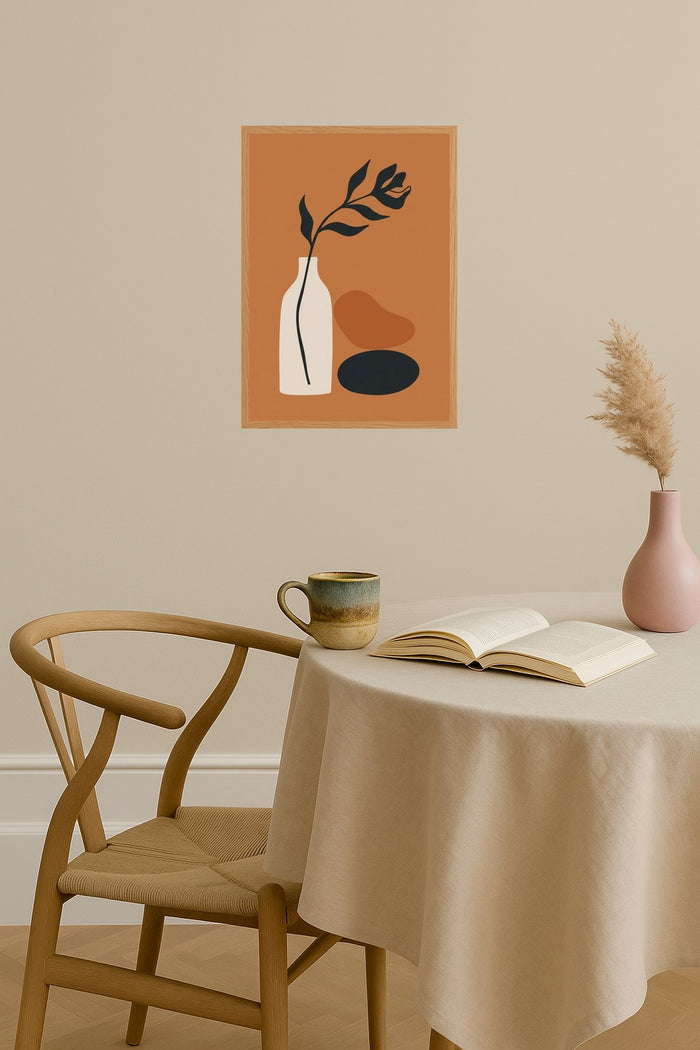 Poster mockup - Single poster in Nordic interior