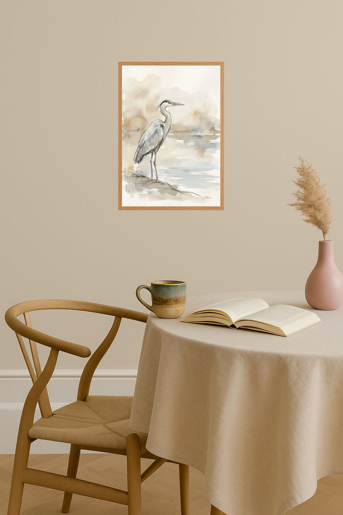 Poster mockup - Single poster in Nordic interior