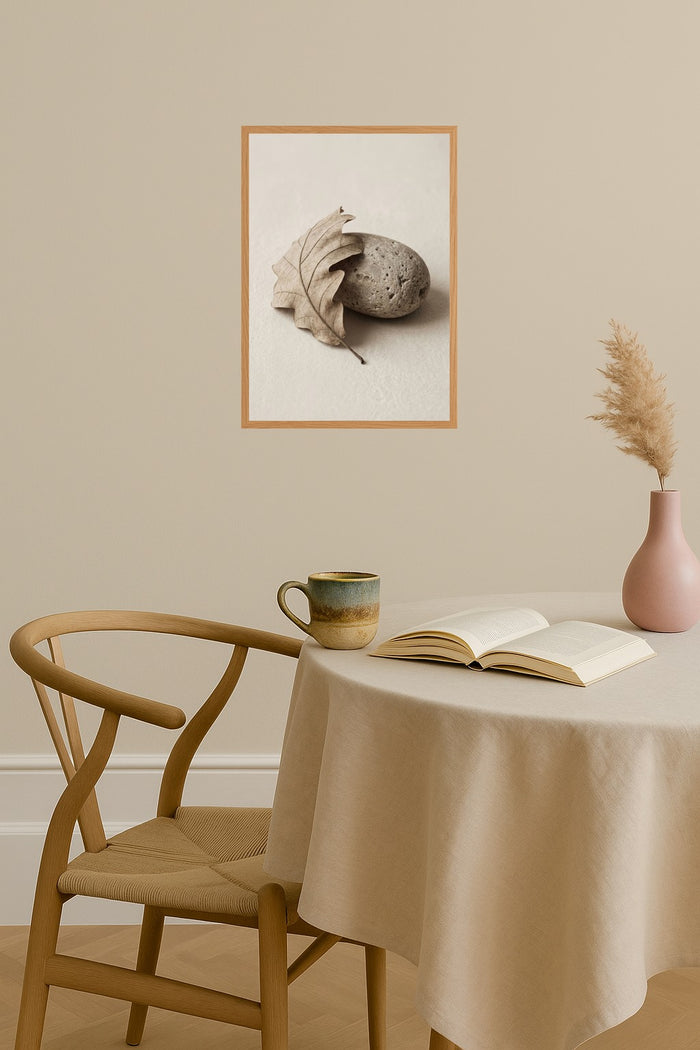 Poster mockup - Single poster in Nordic interior