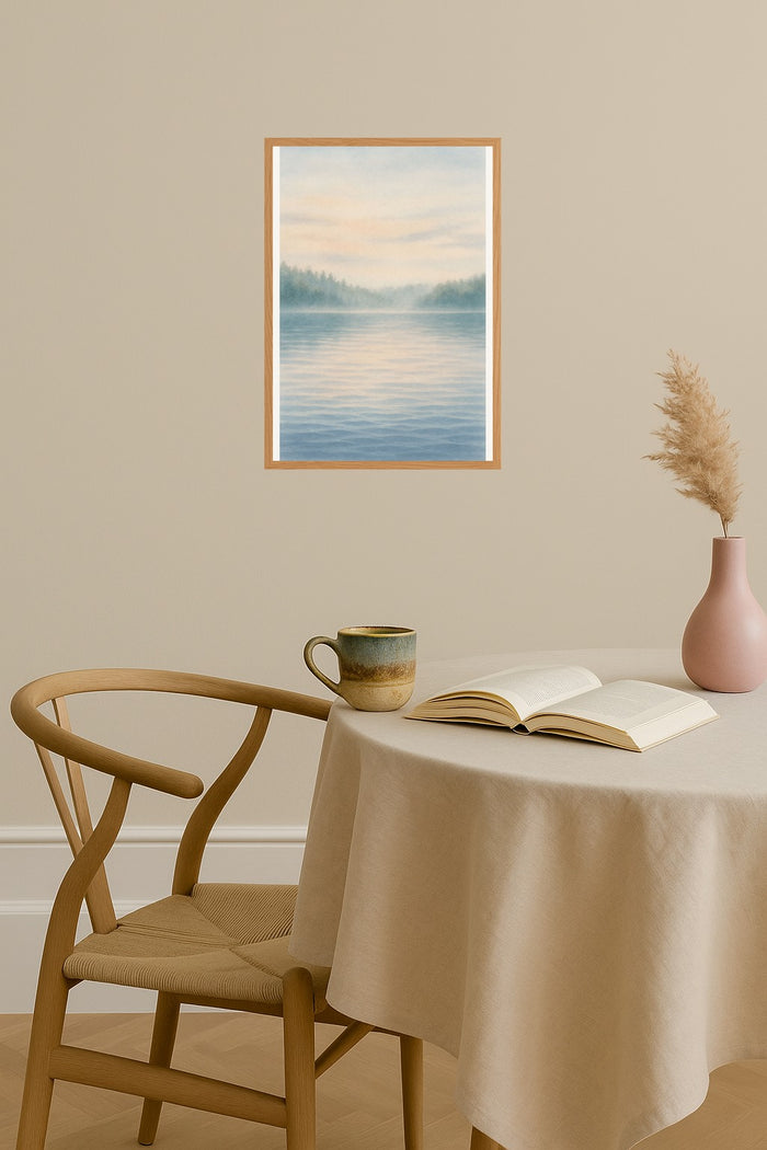Poster mockup - Single poster in Nordic interior