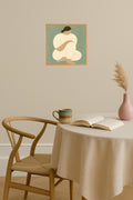 Poster mockup - Single poster in Nordic interior