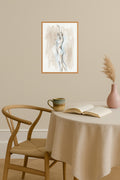 Poster mockup - Single poster in Nordic interior