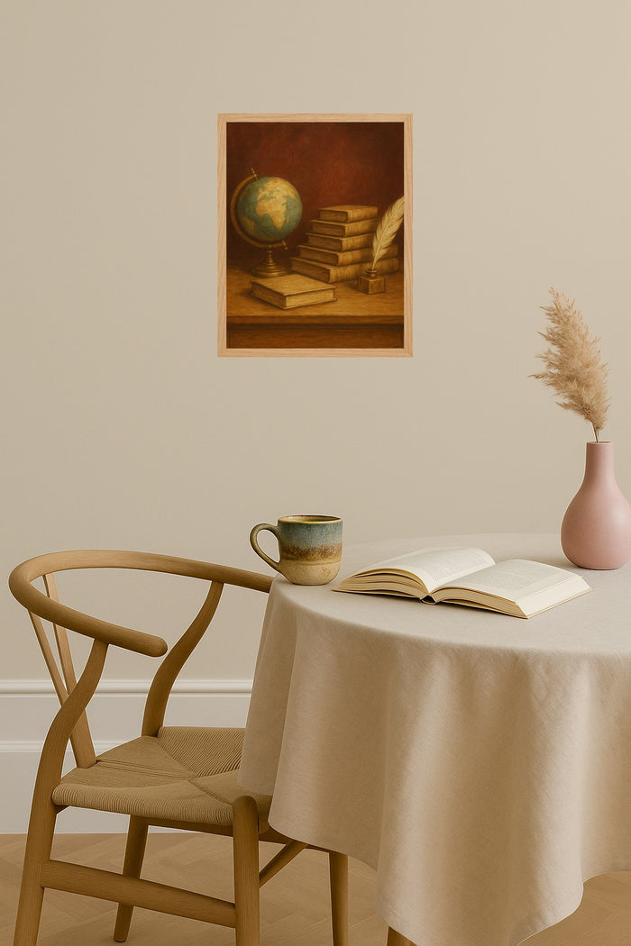 Poster mockup - Single poster in Nordic interior