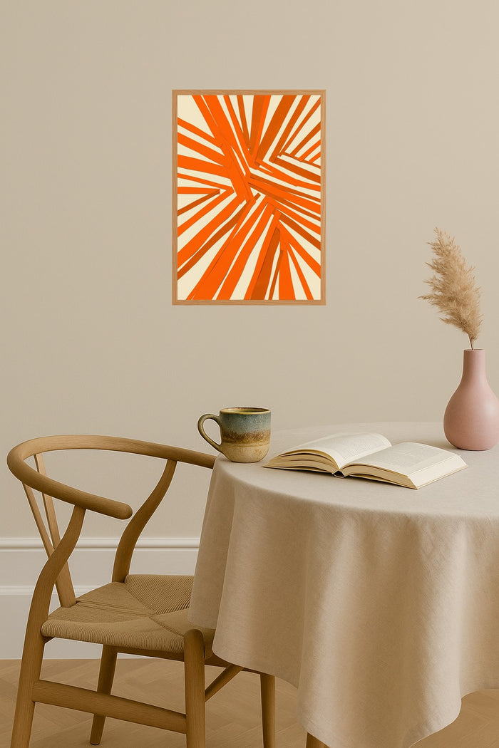 Poster mockup - Single poster in Nordic interior
