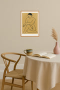 Poster mockup - Single poster in Nordic interior