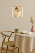 Poster mockup - Single poster in Nordic interior