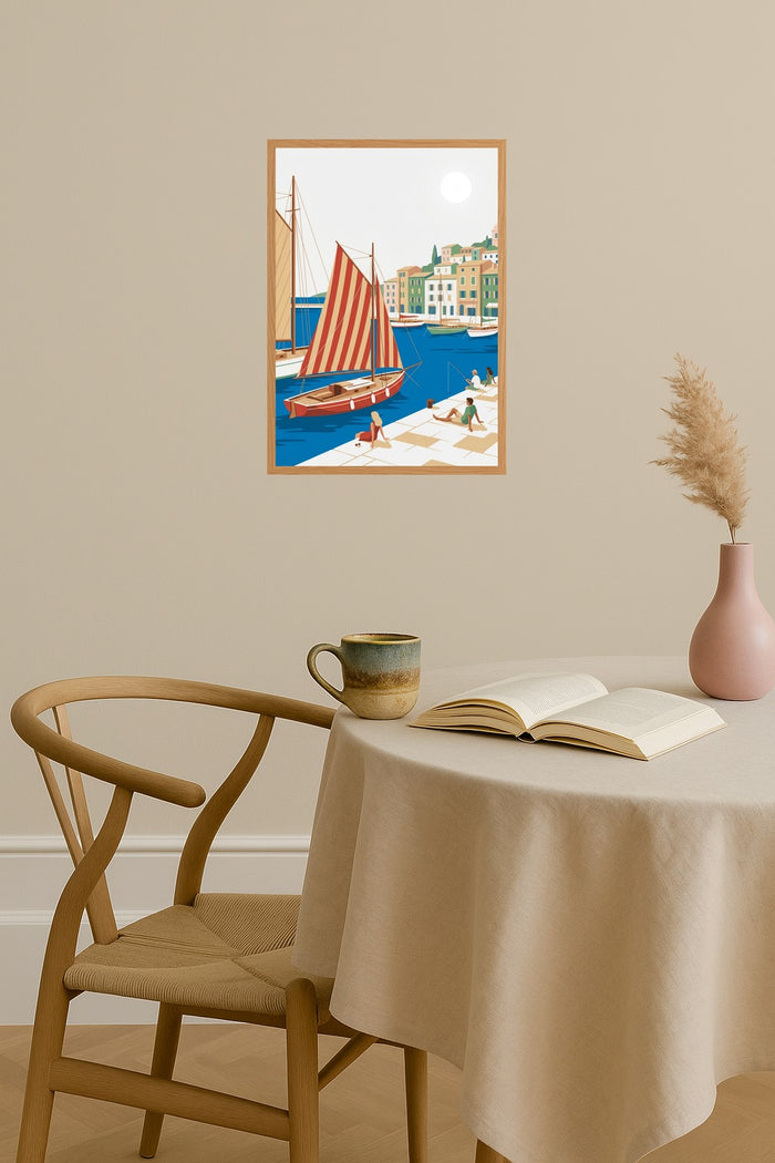Poster mockup - Single poster in Nordic interior