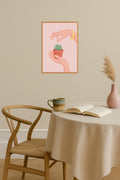 Poster mockup - Single poster in Nordic interior