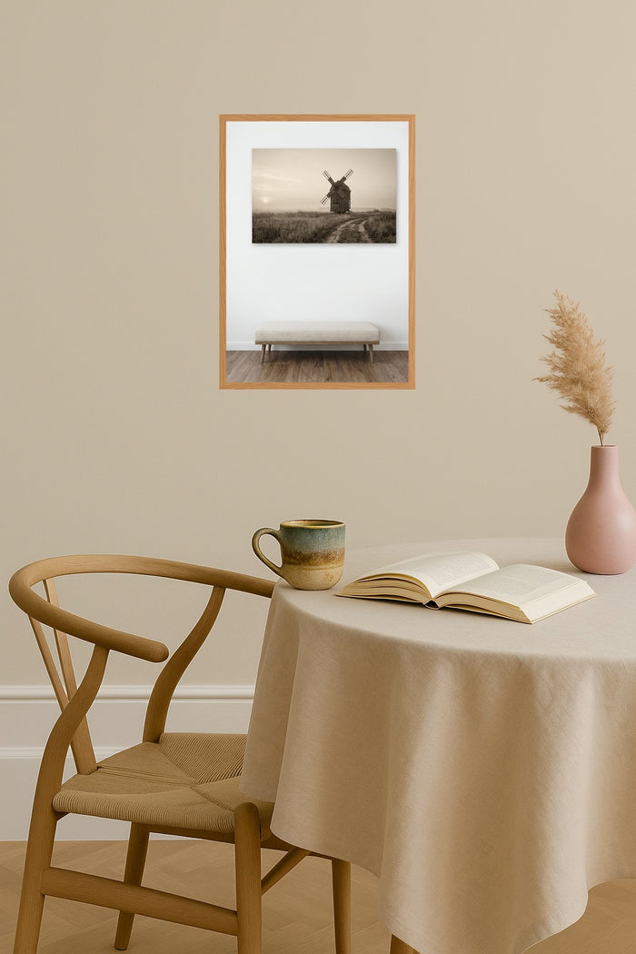 Poster mockup - Single poster in Nordic interior