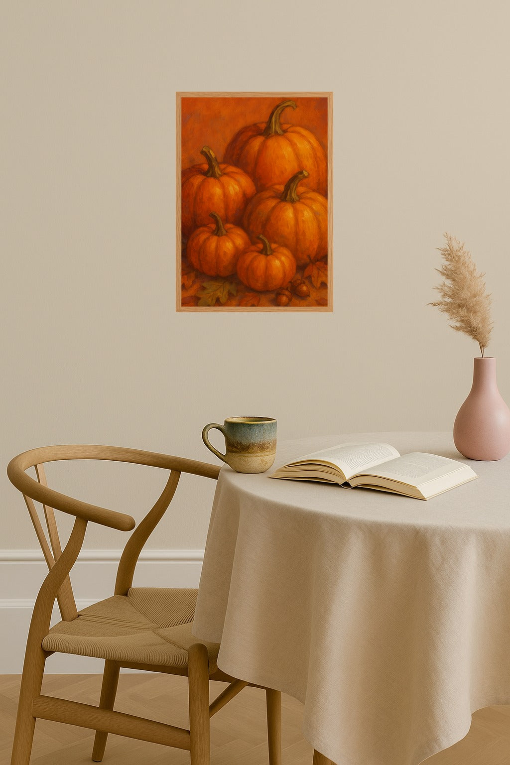 Poster mockup - Single poster in Nordic interior