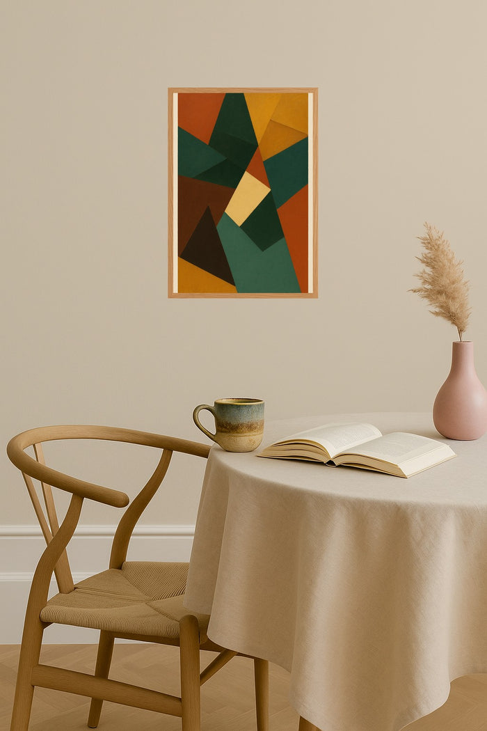 Poster mockup - Single poster in Nordic interior