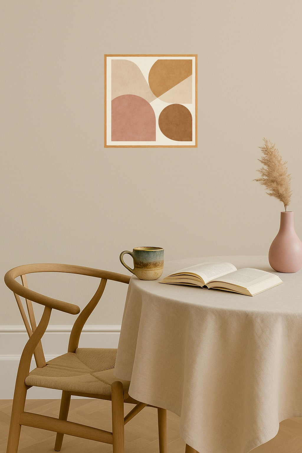 Poster mockup - Single poster in Nordic interior