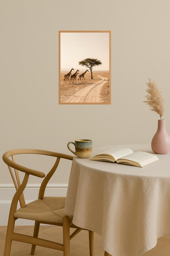 Poster mockup - Single poster in Nordic interior