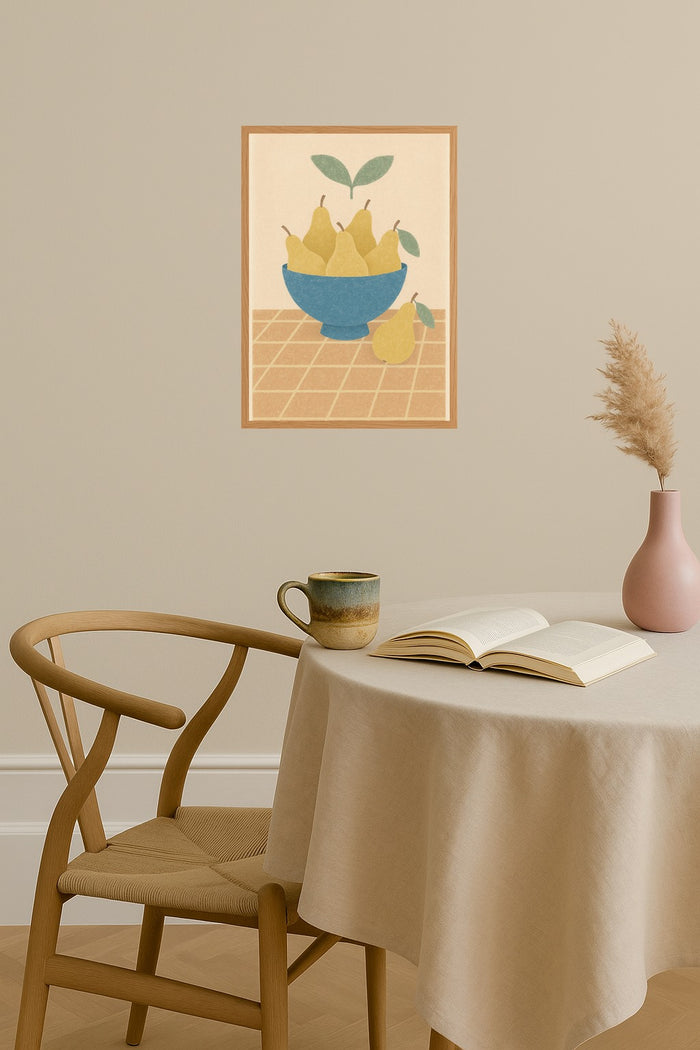 Poster mockup - Single poster in Nordic interior