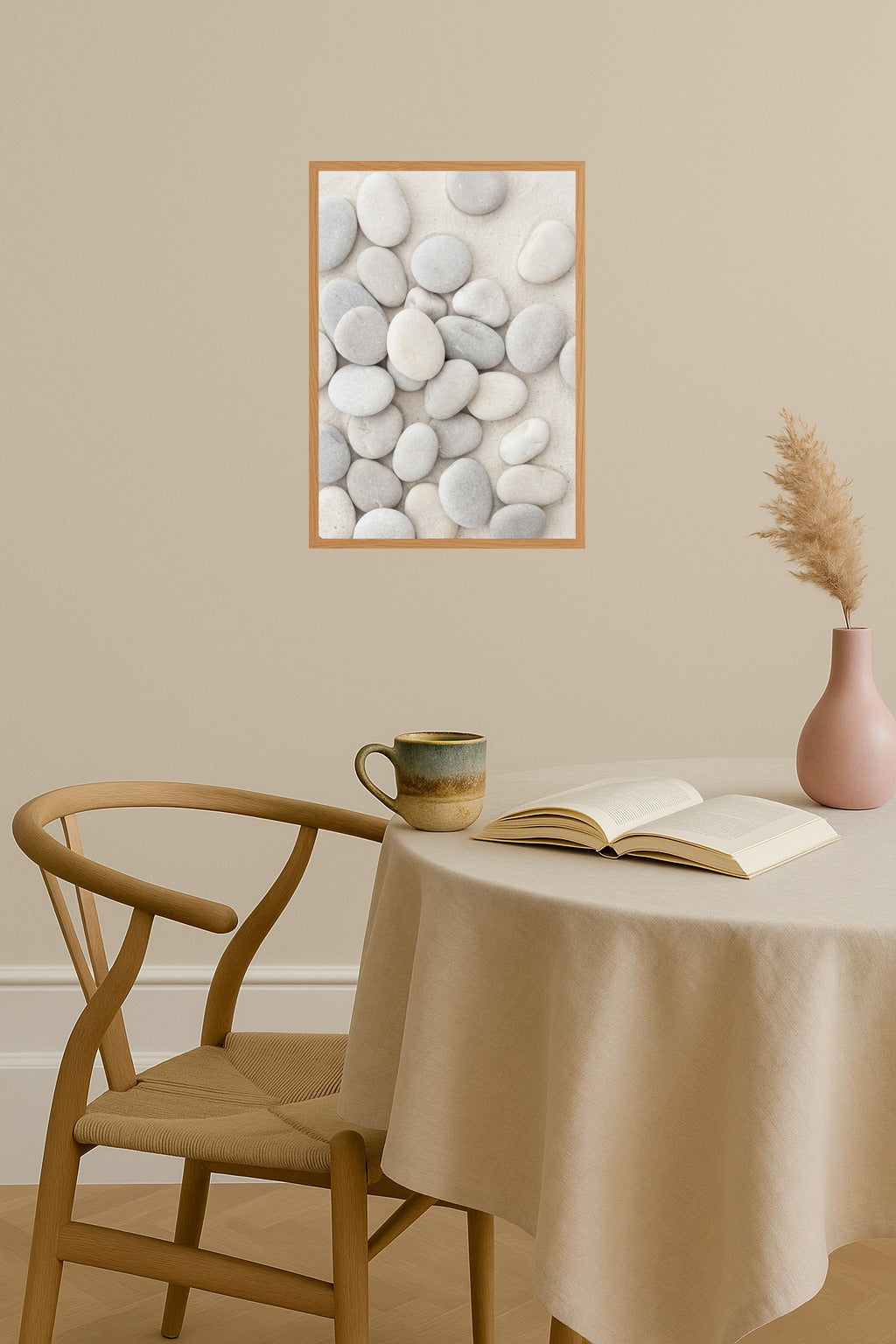 Poster mockup - Single poster in Nordic interior