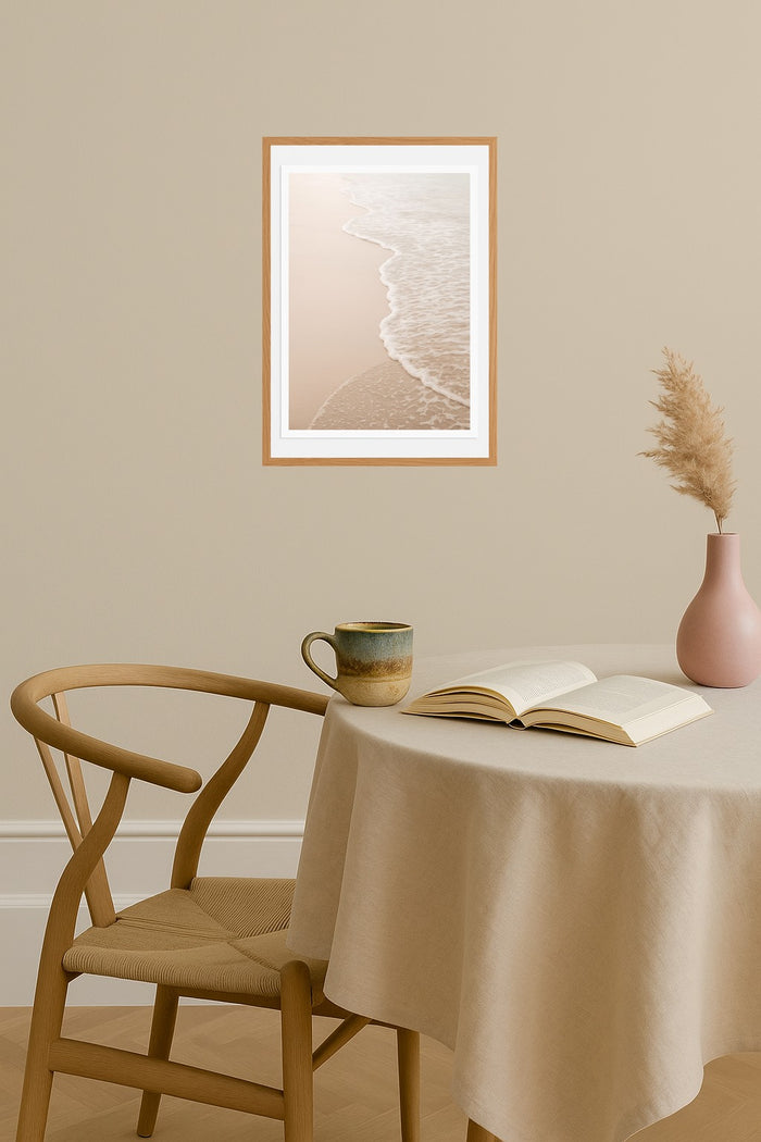 Poster mockup - Single poster in Nordic interior