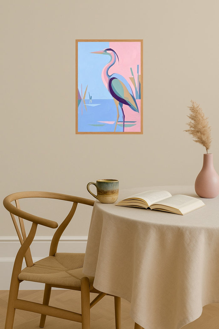Poster mockup - Single poster in Nordic interior