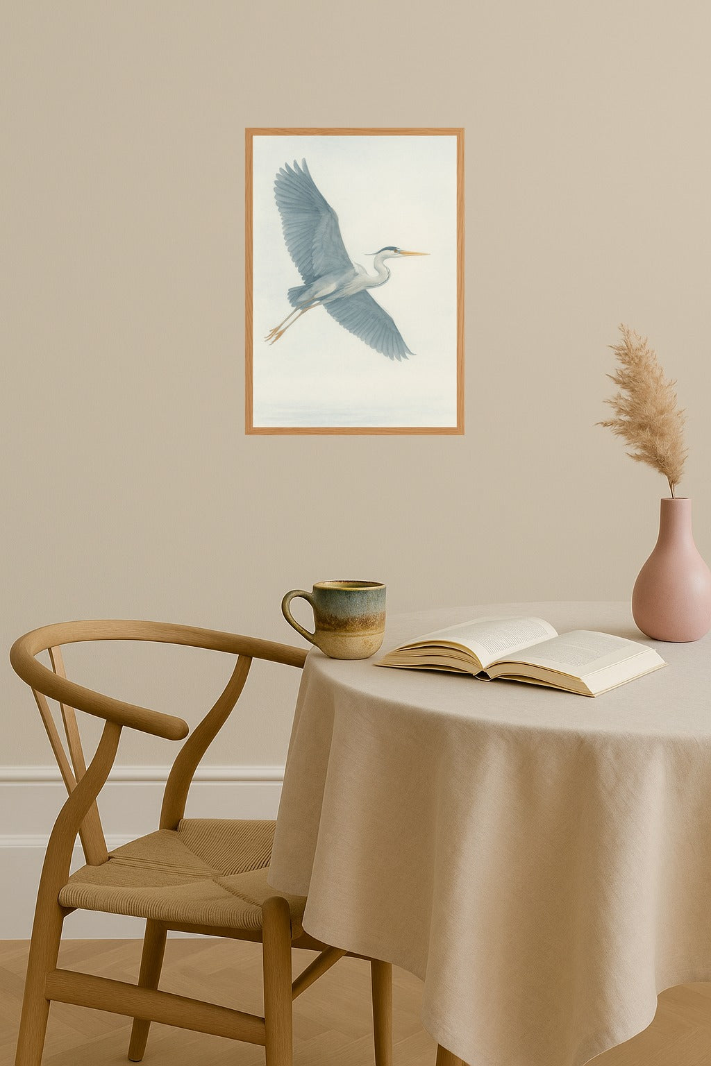 Poster mockup - Single poster in Nordic interior