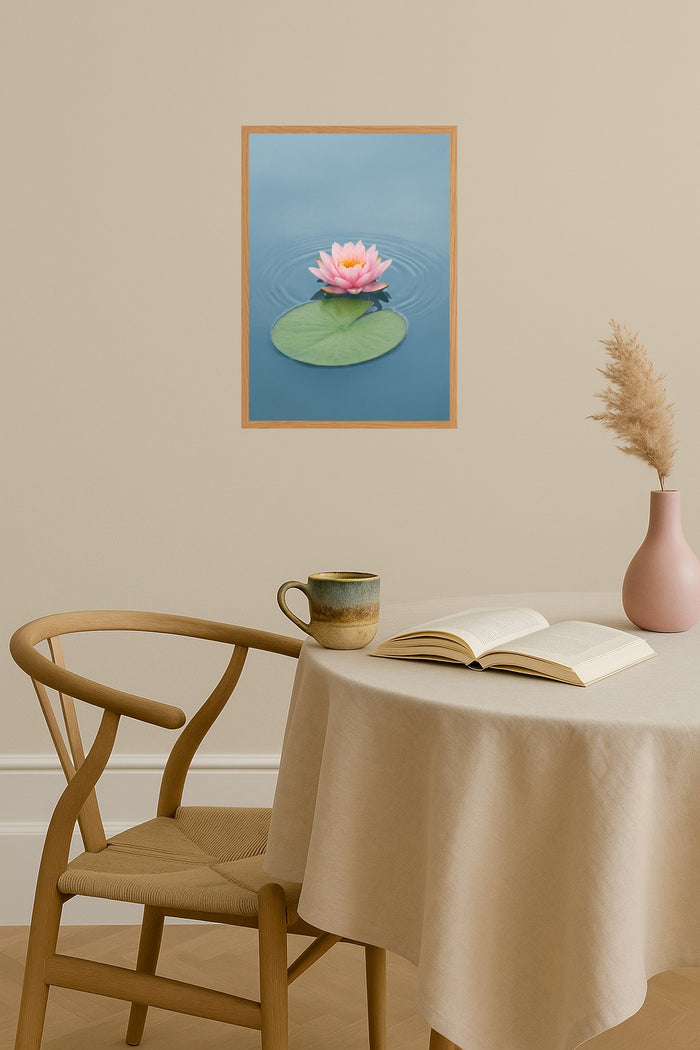 Poster mockup - Single poster in Nordic interior