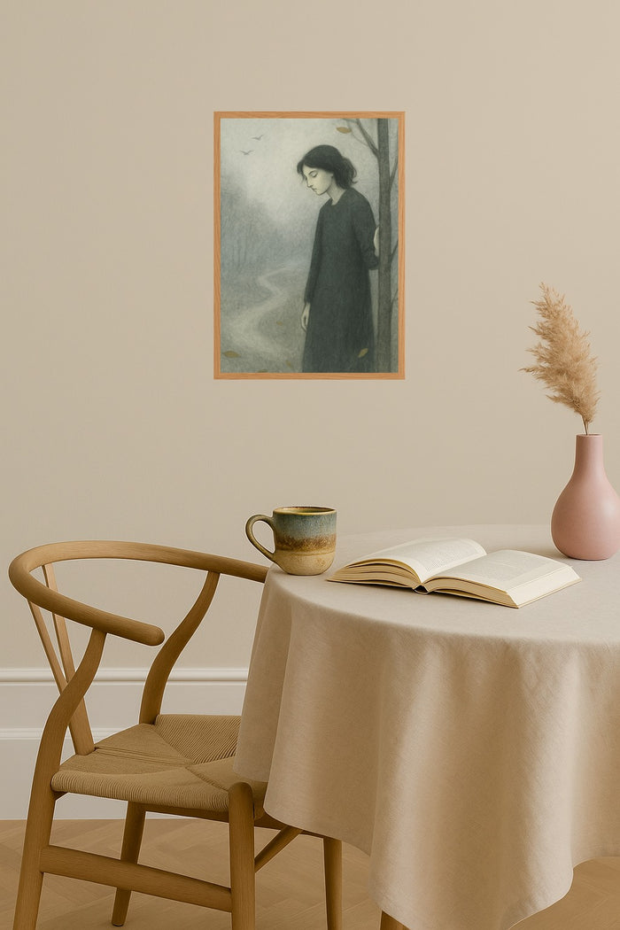Poster mockup - Single poster in Nordic interior