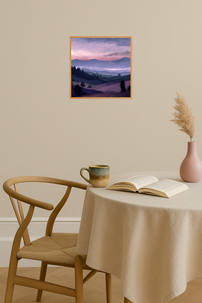 Poster mockup - Single poster in Nordic interior