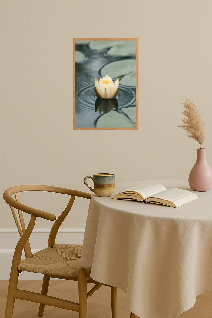 Poster mockup - Single poster in Nordic interior